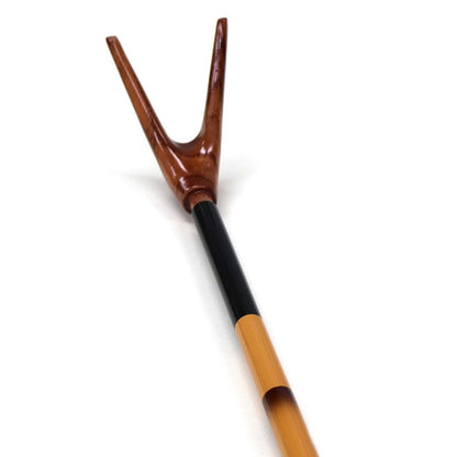 Kit Support de Canne Carbone Yushi 1,5 Sections + Étau Karine Taihou