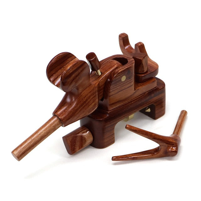 Kit Support de Canne Carbone Yushi 1,5 Sections + Étau Karine Taihou