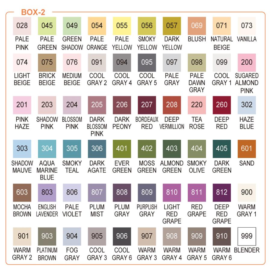 ZIG Clean Color Real Brush – Set of 120 watercolor brush pens for illustration, manga & watercolor