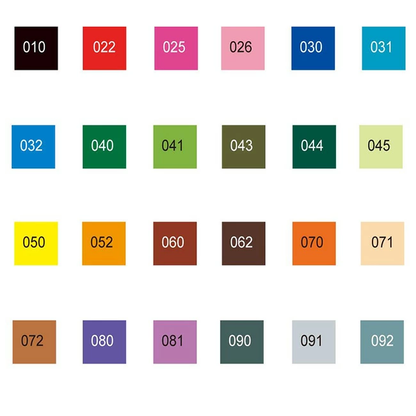 ZIG Clean Color Real Brush – Set of 24 watercolor brush pens for illustration, manga & lettering