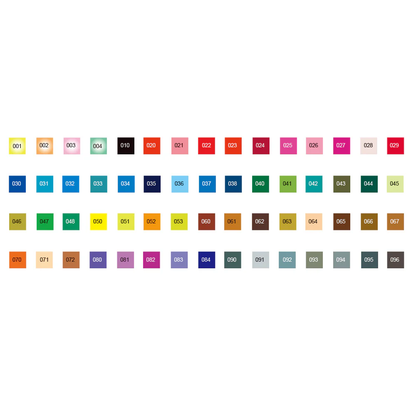 ZIG Clean Color Real Brush – Set of 60 watercolor brush pens for illustration, manga & lettering