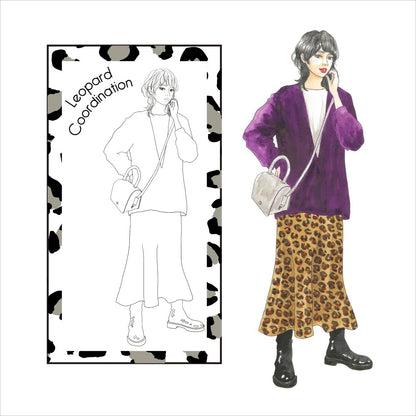 Kit de Coloriage Aquarelle – Atsuko Kikuchi Selection “Leopard”