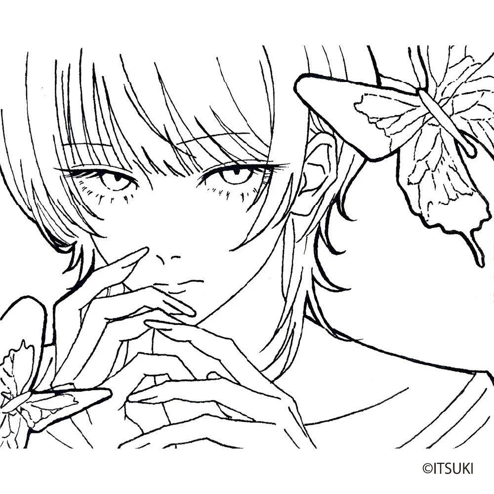 Feutres Aquarelle Japonais Kuretake ZIG Clean Color Real Brush x Itsuki – Set 12 Couleurs Illustration
