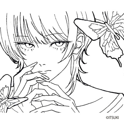 Feutres Aquarelle Japonais Kuretake ZIG Clean Color Real Brush x Itsuki – Set 12 Couleurs Illustration